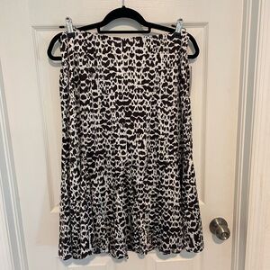 NWT Bold Elements Brown & White Godet Style Women’s Lined Skirt
Size L
NWT